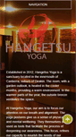 Mobile Screenshot of hangetsuyoga.com